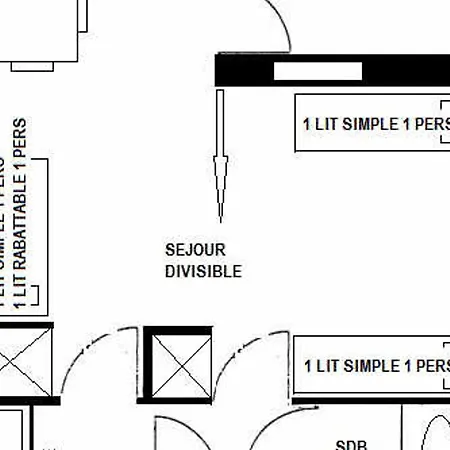 Divisible Pour 3 Pers, Prox Commerces Et Pistes, Parking Gratuit, Balcon - Fr-1-329-13 *